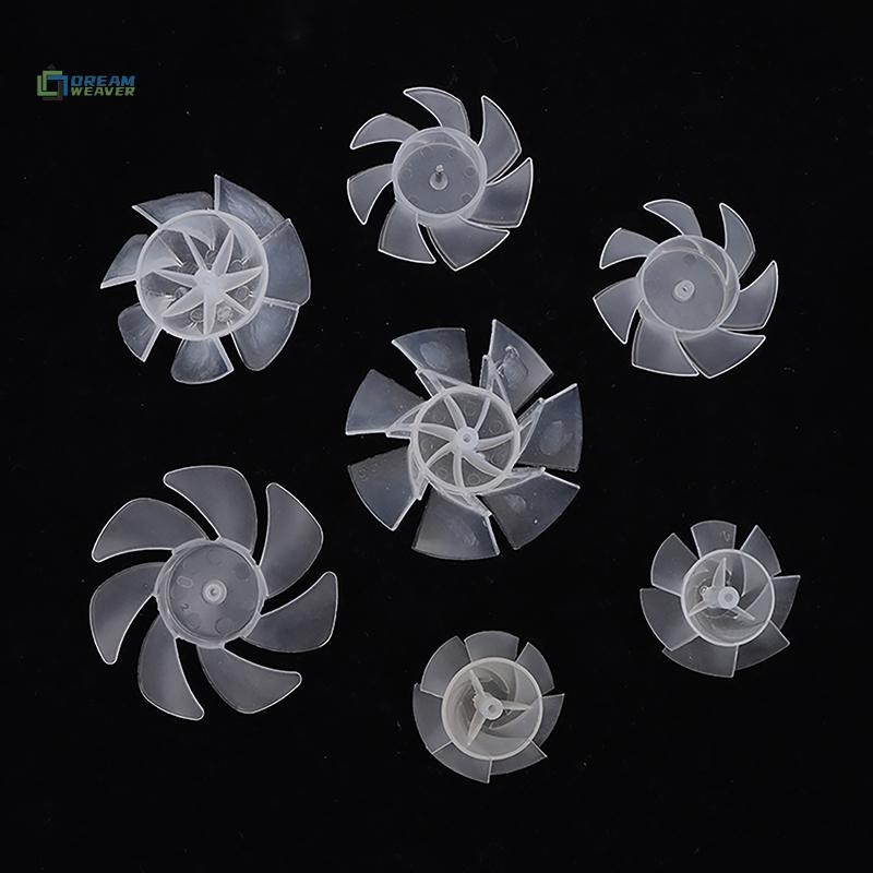 [Dream] 1 Lưỡi Quạt Nhựa 7 Lưỡi Dao Đường Kính Ngoài 35mm / 42mm / 50mm / 65mm Lưỡi Quạt Làm Mát Bằng Nhựa Cho Máy Sấy Tóc Lớn