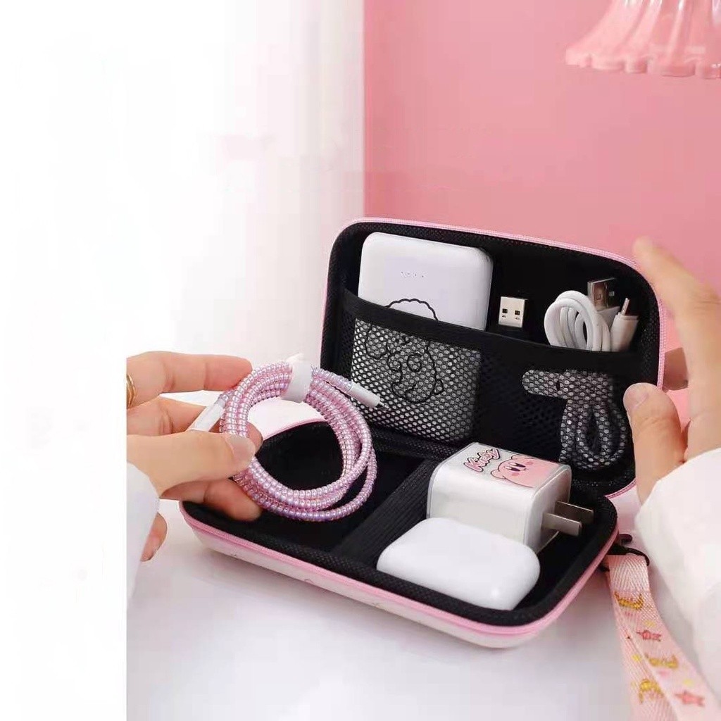 Dễ Thương Stellalou Du Lịch Điện Tử Kỹ Thuật Số Tiện Ích Túi Tổ Chức USB Túi Bảo Quản Dung Tích Lớn Phụ Kiện Cáp Tổ Chức