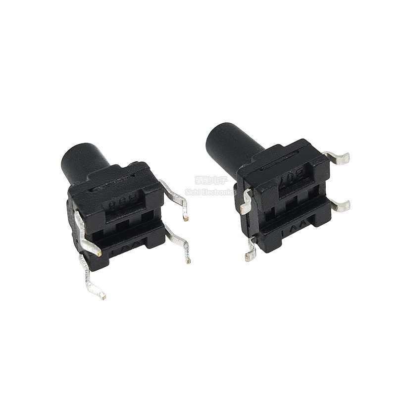 ((10 cái) Công tắc Tact chống nước 6 * 6 * 4.3 / 5 / 6 / 6.5 / 7 / 8 / 9 / 10 / 11 / 12mm Công tắc
