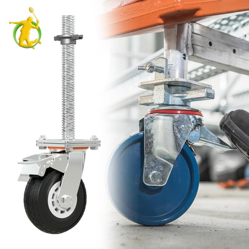 Bánh xe giàn giáo Thiết thực Bánh xe 6 inch linh hoạt cho kệ bàn làm việc