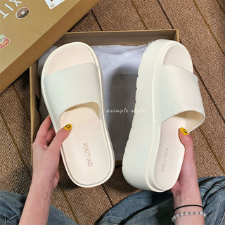 Xixitiao Tăng Chiều Cao 7cm Nữ Mặc Bên Ngoài Dép Đi Biển Mùa Hè Thoải Mái