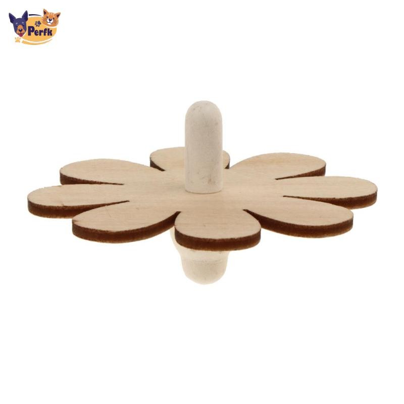 4 Miếng Vui Nhộn Giáo Dục Gỗ Tự Nhiên Gyro Top Đồ Chơi Cho Trẻ Em Trẻ Em