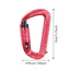 Khóa khóa tự động an toàn DARON, Carabiner chuyên nghiệp hình chữ D 12KN, Thiết bị bảo vệ Bảo vệ điện di Màu sắc ngẫu nhiên Khóa thể thao ngoài trời đi bộ đường dài