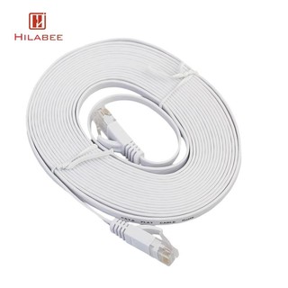 Cáp Ethernet CAT6, cáp mạng, ruy băng LAN, cáp vá - trắng - 3M
