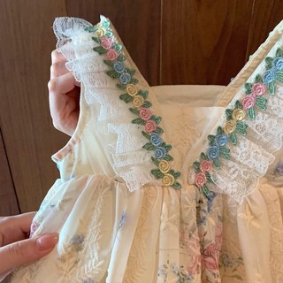 Mùa hè mới cô gái vest đầm