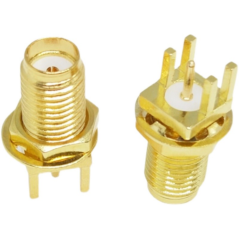 SMA-KE Mở Rộng 11MM Chủ Đề Tích Cực Chân Lập Dị 1.6 RF Ghế Bên Ngoài Vít Lỗ Bên Trong Pin Bên Trong Đầu Nối Đồng Trục