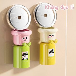 Giá Bàn Chải Dopamine Treo Tường, Nhanh Khô & Kháng Khuẩn, Thiết Kế Đẹp Mắt, An Toàn Cho Trẻ Em