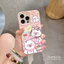ibumpers Ốp Điện Thoại iPhone Happy Puppy Paradise Họa Tiết Cho IPhone 11 12 13 14 15 16 Pro Max Ốp Lưng Thiên Thạch Màu Kẹo Silicon Mềm Chống Sốc