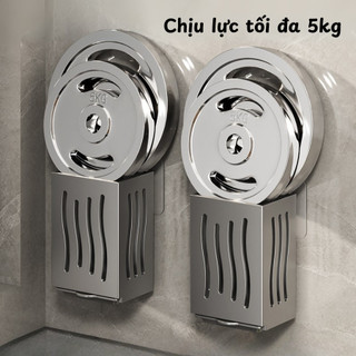 Khay Đựng Đũa Muỗng Gắn Tường Có Khay Thoát Nước, Hộp Cắm Đũa Thìa Nhà Bếp Tiện Lợi Không Cần Khoan