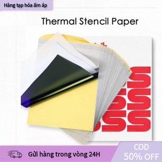 [COD] 【48h】Hộp 20/100 tờ Giấy Than Scan hình xăm 4 lớp