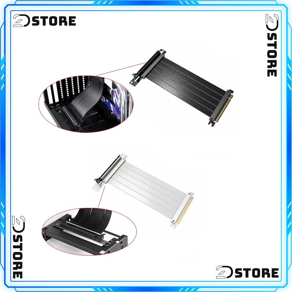 Dây Cáp Riser SHK 90 độ PCIE 3.0/4.0 X16 - (DÀI 20cm/ CHƯA GIÁ KÈM DỰNG ...