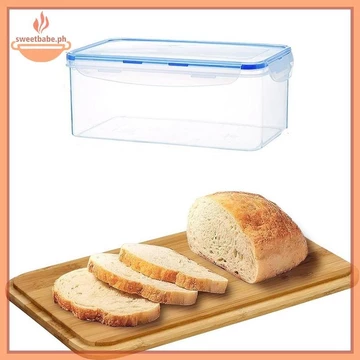 Hộp đựng bánh mì bằng nhựa ngọt ngào Hộp đựng thực phẩm kín khí Hộp đựng bánh mì Sandwich Người giữ bánh mì có nắp Hộp đựng bánh mì Hộp đựng nhà bếp PH
