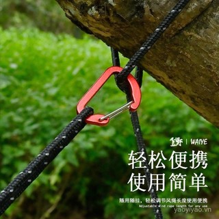 Carabiner Hình Chữ D Hợp Kim Nhôm, Chống Thấm Nước Và Không Gỉ
