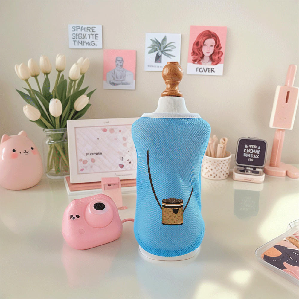 Áo Vest Thú Cưng Có Họa Tiết Túi, Máy Có Thể Giặt Được, Vải Mềm, Quần Áo Thú Cưng Không Tay Thoải Mái Và Thoáng Khí Cho Mùa Xuân Hè, Thích Hợp Cho Chó Nhỏ Và Vừa Mèo