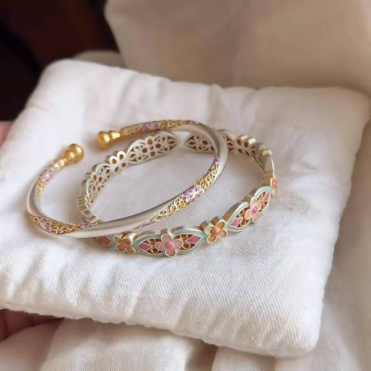 Vòng tay mỏng phong cách Trung Quốc, thời trang sang trọng với thiết kế độc đáo cao cấp