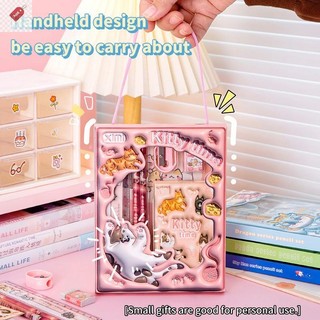 Bộ văn phòng phẩm ALIK 6in1 Bộ văn phòng phẩm cầm tay hoạt hình 3D Hộp quà học tập dành cho trẻ em Học tập Văn phòng phẩm Học sinh Đồ dùng học tập VN
