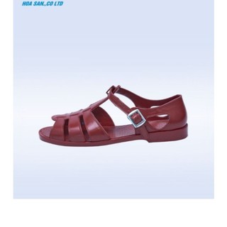 Dép rọ nam Hoa San cao cấp size 37-44, Dép đi mưa chống trơn trượt