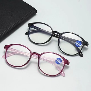 Kính đọc sách retro tròn full frame chống ánh sáng xanh dành cho nam và nữ - Bộ gồm 2 chiếc với nhiều độ cận từ 100 đến 400