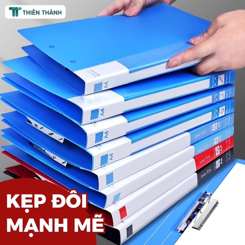 Bìa Kẹp Hồ Sơ A4 Có Kẹp Dọc - File Kẹp Giấy Tiết Kiệm Thời Gian, Lựa Chọn Tối Ưu Cho Công Ty