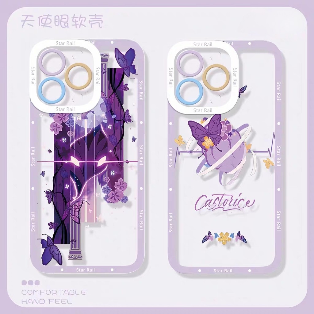 Ốp Điện Thoại Cho Samsung Galaxy A56 A55 A35 A36 A54 A53 A34 A14 A15 A16 A25 A26 5G Bao Honkai Star Rail Firefly Chủ Nhật Castorice Họa Tiết Silicon Mềm Trong Suốt TPU