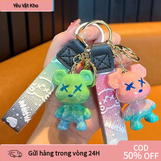 [COD] Gấu Bearbrick Móc Khóa – Phụ Kiện Treo Balo, Trang Trí Túi, Chìa Khóa Độc Đáo