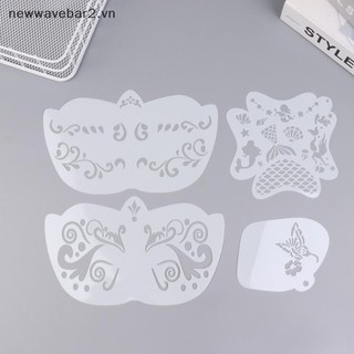 [Mới] Khuôn mặt nghệ thuật cơ thể Giấy nến sơn có thể tái sử dụng cho người lớn Trẻ em Hoa văn dễ sử dụng cho các bữa tiệc Dụng cụ trang điểm.