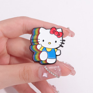Balô phụ kiện Sanrio với pin kim loại hình Hello Kitty, Pochacco và Cinnamoroll - Quà tặng độc đáo cho bạn bè
