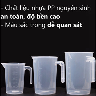 Ca đong chia vạch nhựa Việt Nhật 1L 2L 3L - MS: 6071/ 6072/ 6073