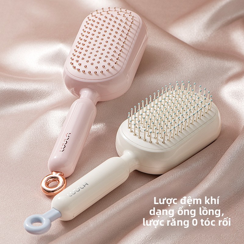 Lược Massage Khí Đệm Co Giãn - Chải Tóc Thần Kỳ, Giảm Gãy Rụng, Chống Tĩnh Điện, Phù Hợp Cho Tóc Mỏng