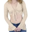 PCF * Thanh Lịch Ren Hoa Shrug Chống Nắng loe Tay Áo Mùa Hè Dây Buộc Mặt Trước Màu Trơn Crop Cardigan Cho Wo