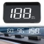 Đồng hồ tốc độ kỹ thuật số YRBWD HUD, Màn hình hiển thị đầu cắm và chạy ABS, Phông chữ lớn Kính chắn gió KMH Máy chiếu Phụ kiện ô tô