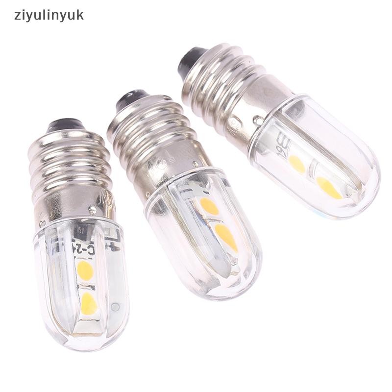 Ziyulinyuk E10 Bóng Đèn Led 6V 12V 24V Nâng Cấp Bóng Đèn 4LED Thay Thế Cho Đèn Pin Đèn Báo Đèn Pha Động Cơ Bóng Đèn LED EN