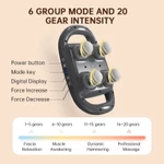 Jinkairui Súng Massage 4 đầu Fascia Gun chuyên nghiệp Rung Máy Massage Cầm Tay 4 Đầu Mát Xa Thư Giãn Cơ Thư giãn cơ mạnh — ảnh 8