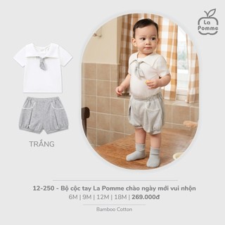 La pomme AW2025 BST Bộ cộc tay La Pomme cho bé T8.4