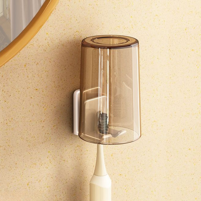 Giá để bàn chải đánh răng bằng nhựa, Giá treo tường không đục lỗ, Giá đỡ bàn chải đánh răng cốc, Giá đỡ bàn chải đánh răng điện