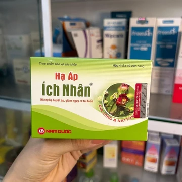 Tpbvsk - hạ Áp ích Nhân - hộp 40 viên- hỗ trợ hạ huyết áp,giảm nguy cơ tai biến