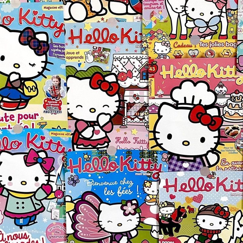 HelloKitty Poster Trang trí nhãn dán tường phòng ngủ