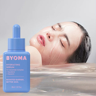 BYOMA Hydrating Serum Ceramides Acids Squalane Glycerin Glowing Moisturiser Brightening Essence