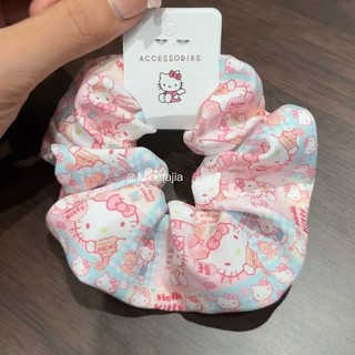 Dễ Thương Cổ KT Mèo Dễ Thương Dây Tóc In Hình Vòng Tóc Cô Gái Ngọt Ngào Trái Tim Phụ Kiện Tóc