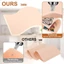 GUSTAVA Da Giả, Da Thực Hành Hình Xăm Silicon Dày 3MM, Mềm Kích Thước Lớn Trống Hai Mặt Đào Tạo Da Xăm Cho Trang Điểm Thường Trực