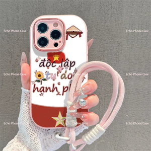 Ốp Có bảo vệ ống kính iPhone 16 15 14 13 12 11 Pro Max 7 8Plus Chống Rơi Dây Đeo Silicon Mềm Cho XPVNJSXPM001 015