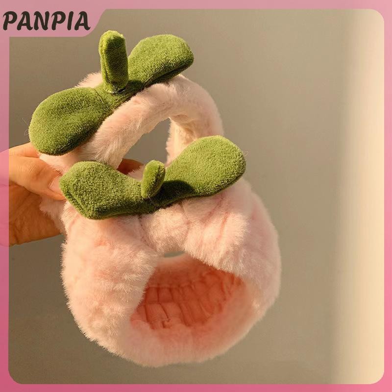 PANPIA-Thời Trang Mềm Mại Phụ Kiện Tóc Cho Nữ Bé Gái Co Giãn Tóc Thường Ngày Rửa Mặt Turban Nhà Mũ Phụ Kiện Tóc Ngọt Ngào