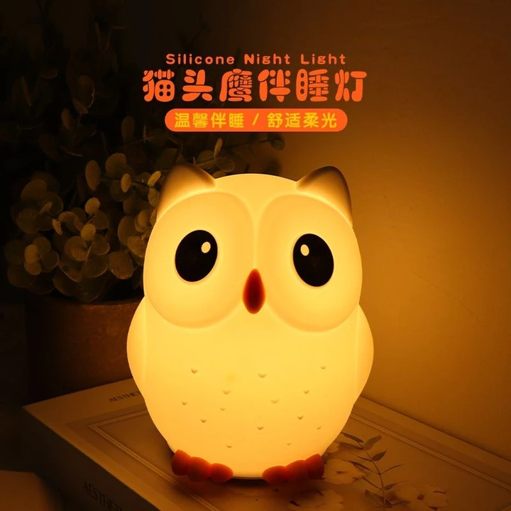 Đèn Ngủ Hình Cú Câm Đèn Ngủ Sáng Tạo Đèn Ngủ Đèn Ngủ Đèn Ngủ Đèn Ngủ Ánh Sáng Dịu Ngủ Thời Gian Để Bàn Trong Ph