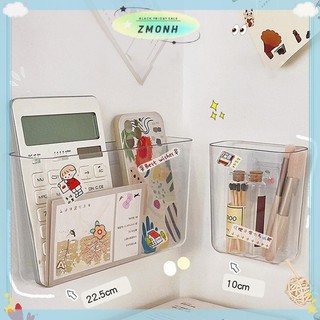 Trong Suốt Treo Tường Hộp Bảo Quản Treo Tường Đấm Đầu Giường Giá Nhà Chìa Khóa Mỹ Phẩm Treo Tường Tổ Chức Hộp Bảo Quản