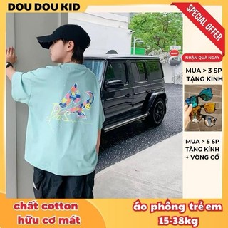 AP52 Áo Phông Trẻ Em 11-38kg,Chất Cotton Hữu Cơ Mát Lịm Thương Hiệu DOU DOU KID