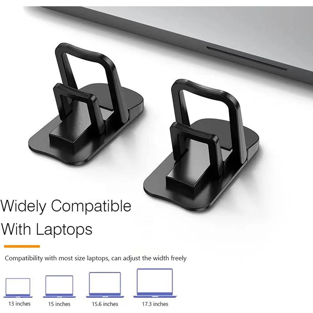 2 Chiếc Giá Đỡ Laptop Mini Di Động Có Thể Gập Lại Nvisible Laptop Riser Cho Notebook Giá Đỡ Làm Mát