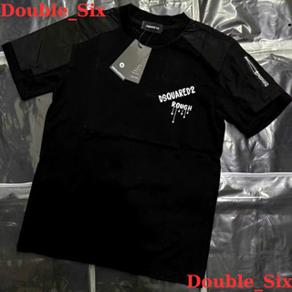 Áo Thun Lưng DSO Khóa Tay Vai Gió . Double - Six.Áo Phông Cotton Dày Dặn