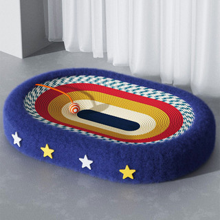 Giường cho mèo Cat Cat Scratch Pad, Giường cho chó có quả bóng cào, Bảng cào mèo vui nhộn bền bỉ để đuổi theo Chơi tập thể dục Săn bắn