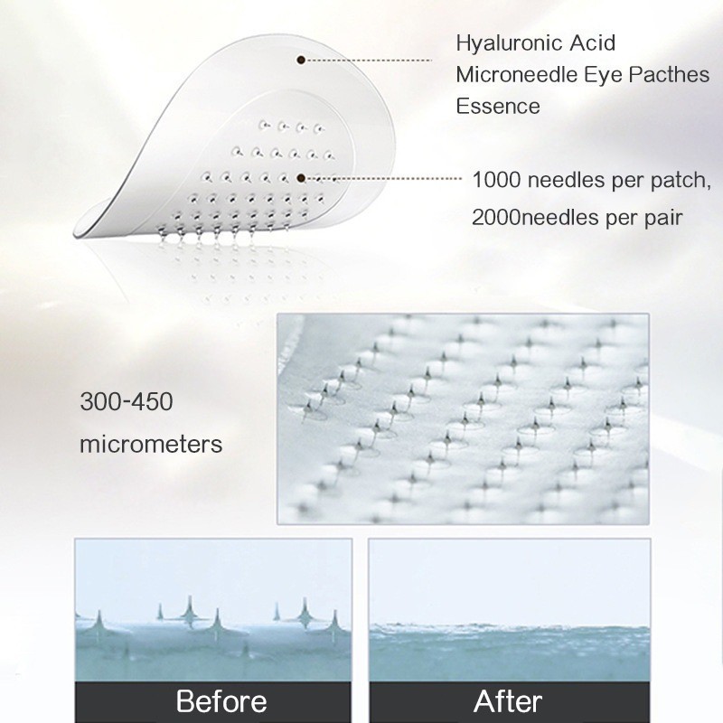 Miếng dán mắt SEVICH Miếng dán nếp nhăn Loại bỏ nếp nhăn Axit Hyaluronic Mặt nạ mắt quầng thâm bọng mắt Miếng dán mắt Dưỡng ẩm chống lão hóa