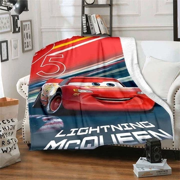 Lightning McQueen Chăn Bé Trai Chăn Ga Gối Bộ Chăn Ga Gối Theo Chủ Đề Trẻ Em Quilt Cover Lightning McQueen Bộ Ga Gối Xe Hoạt Hình Duvet Cover